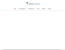 Tablet Screenshot of gpslogik.se